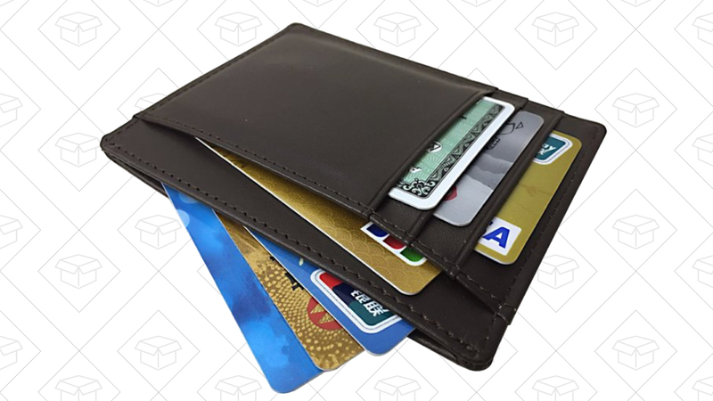 RFID Blocking Leather Slim Wallet, $8 with code AWE4DVQ8